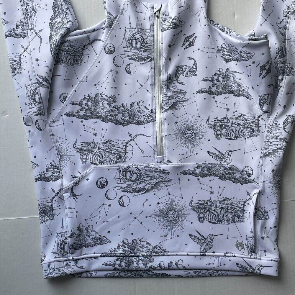 Greyson White and Black Graphic Hoodie - Picture 10 of 16